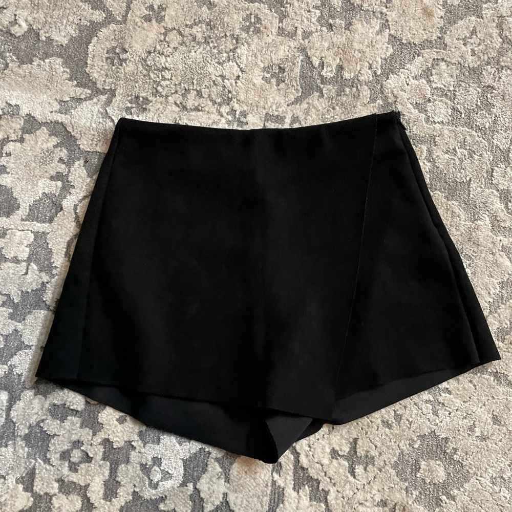 Suede skort